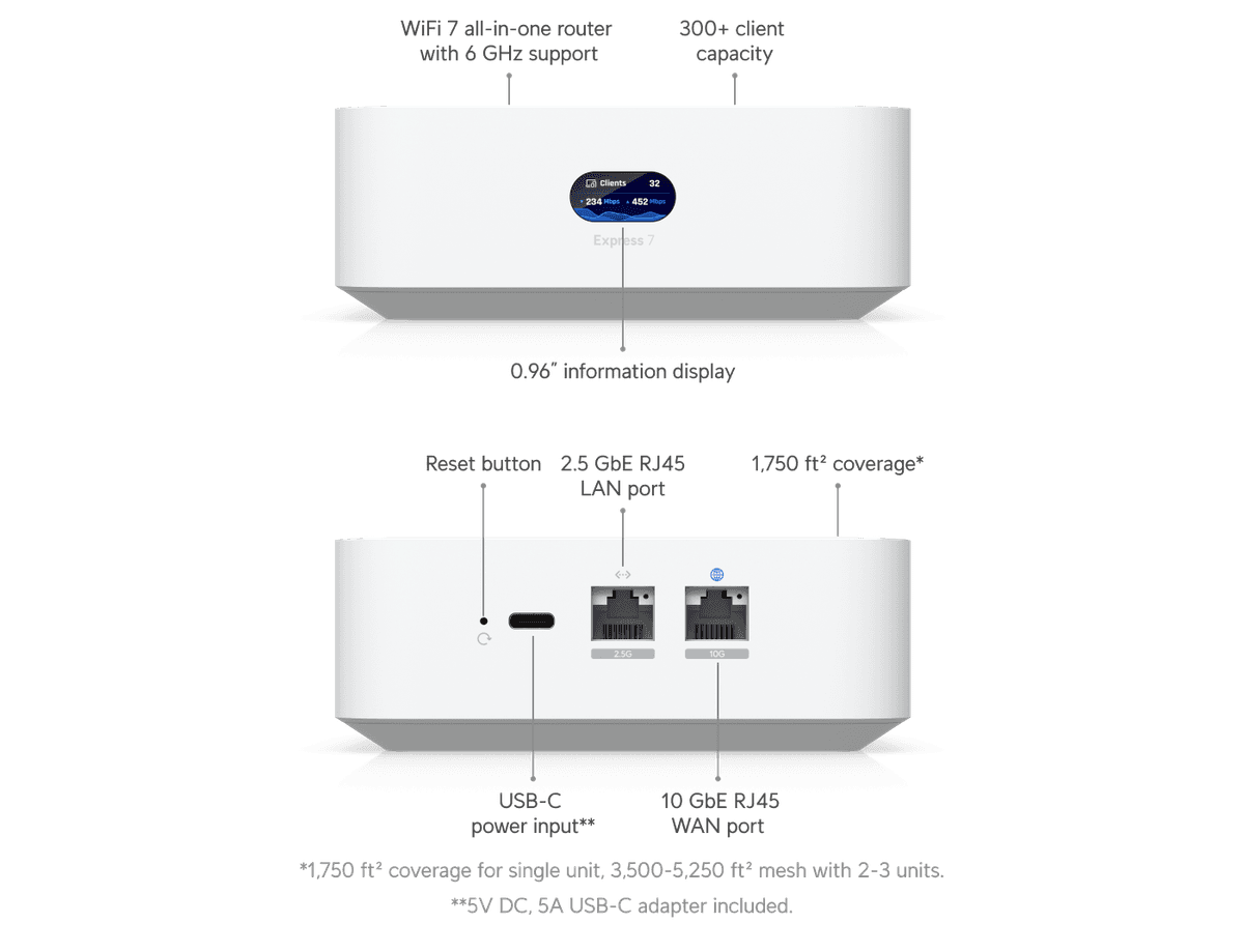 UniFi Express 7 - Vue 3