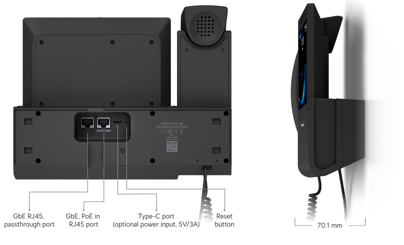 UniFi Phone G3 Touch Wall