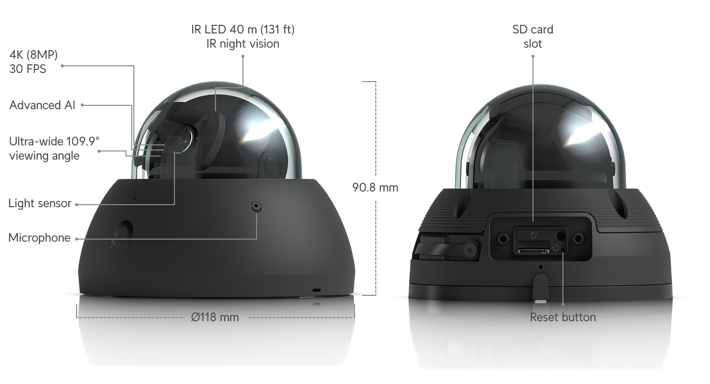 Caméra AI Dome