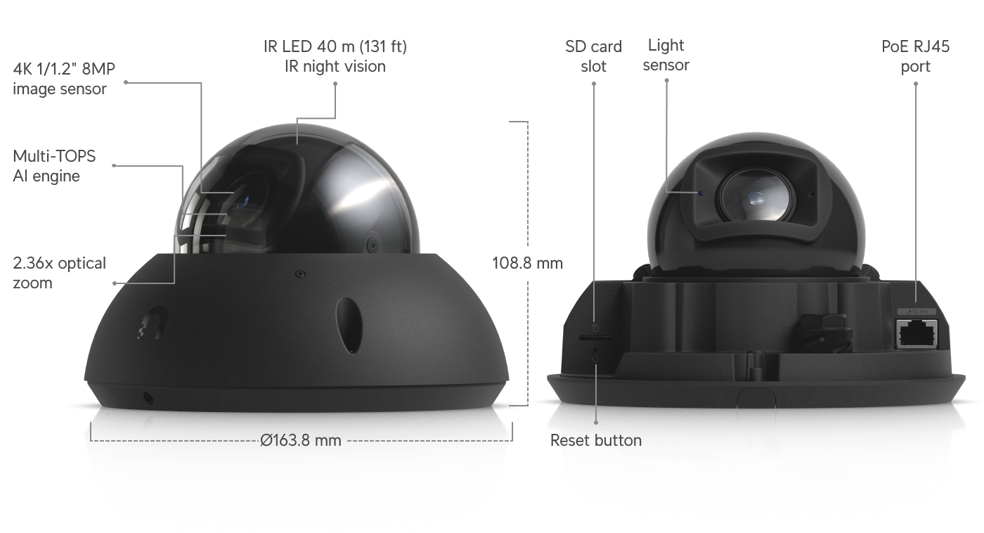 Caméra G6 Pro Dome