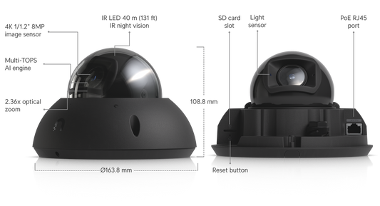 Caméra G6 Pro Dome