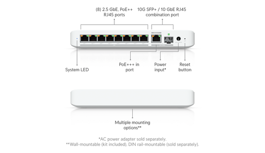 Switch Flex 2.5G 8 PoE