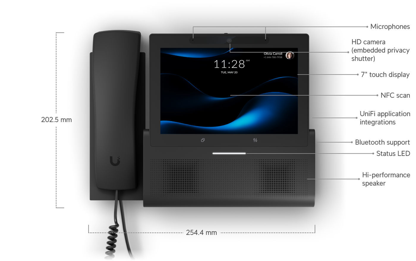UniFi Phone G3 Touch Wall