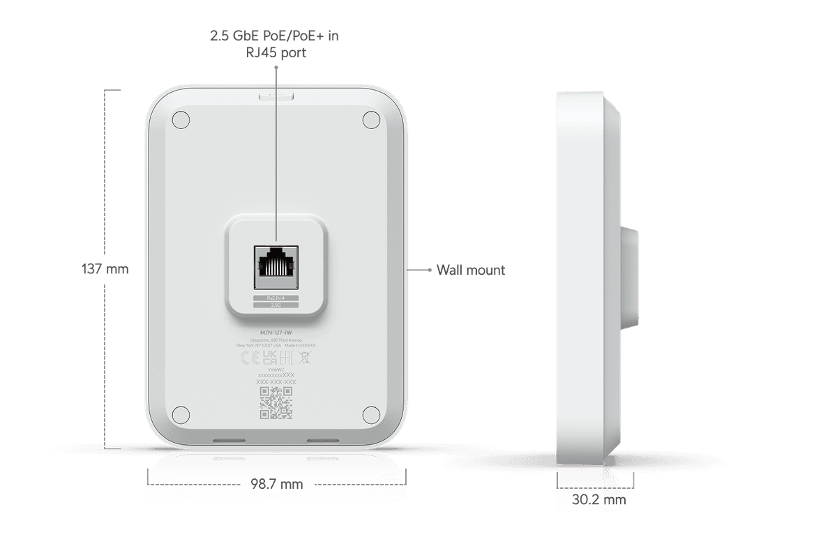 Access Point U7 Encastré